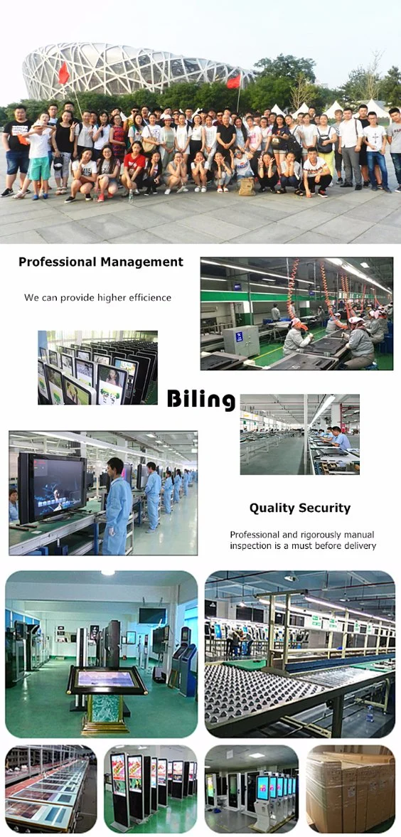 Digital Signage China Factory 55 Inch Floor Standing Double Sided LED TV Android Operating System