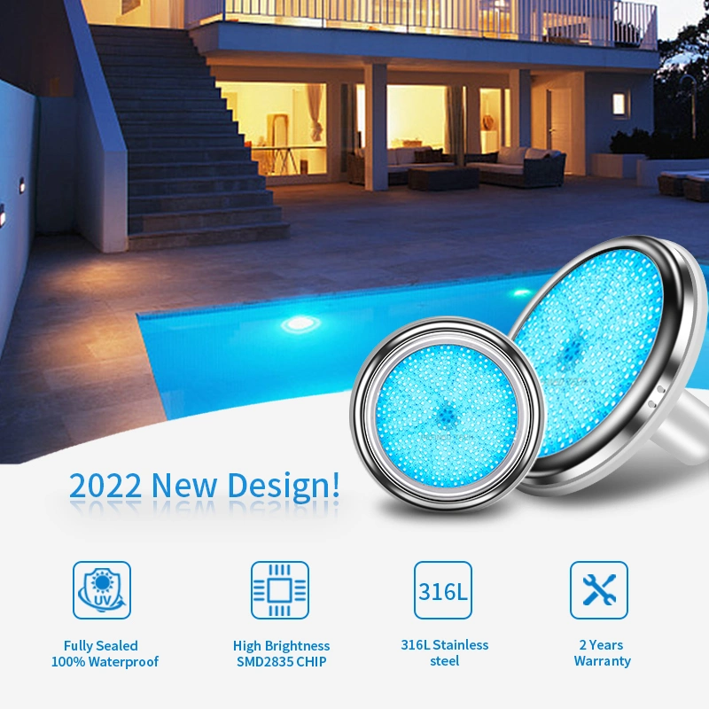 WiFi Control Pool Lamp 1.5 Inch 35W LED Underwater Lights