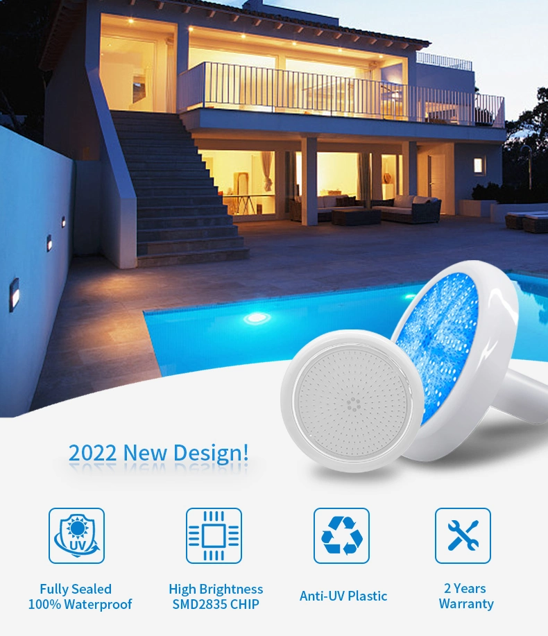 LED Swimming Pool Light 1.5 Inch 18W 24W 35W Underwater Lights