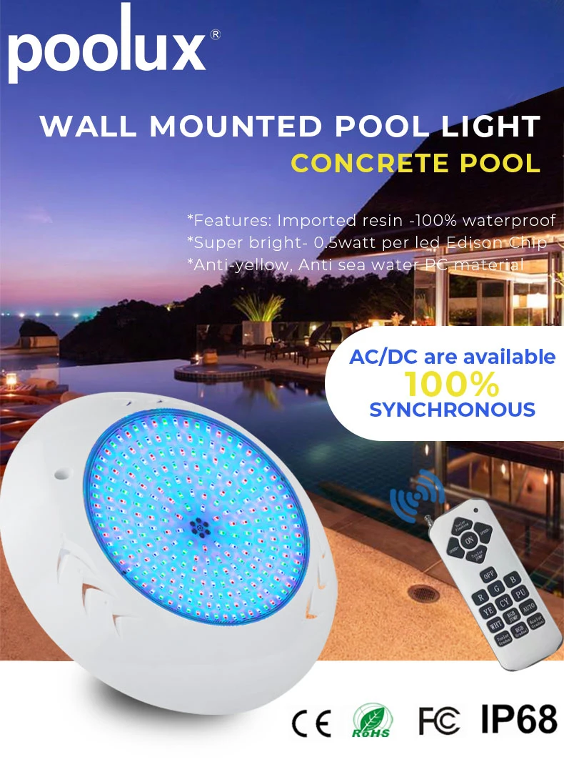 Modern Outdoor SPA Underwater Underwater Swimming Lighting RGB LED Underwater Pool Light