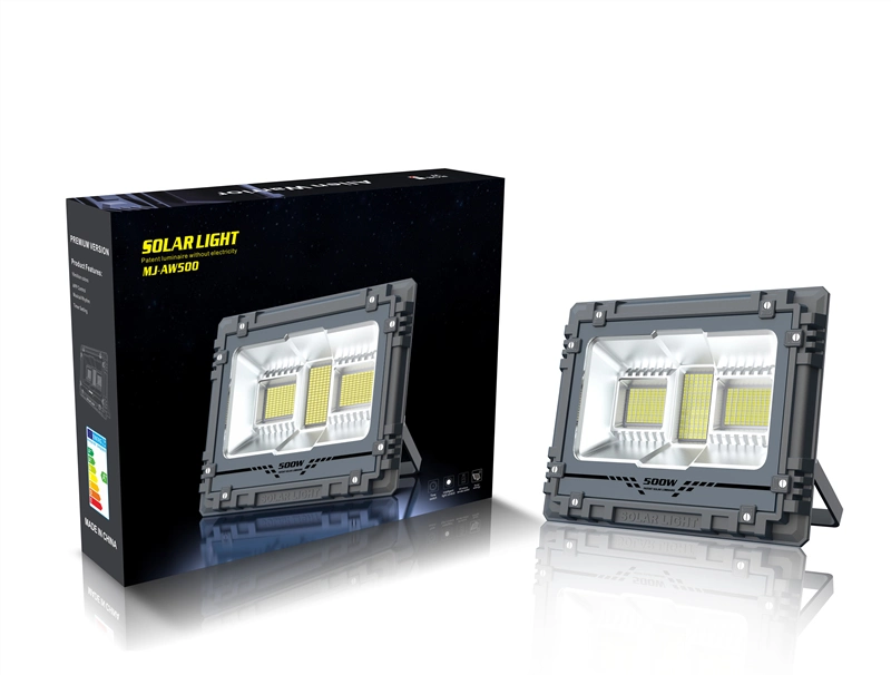 Multi Color Sensor Solar Power Energy System of LED Flood Light with Power Display