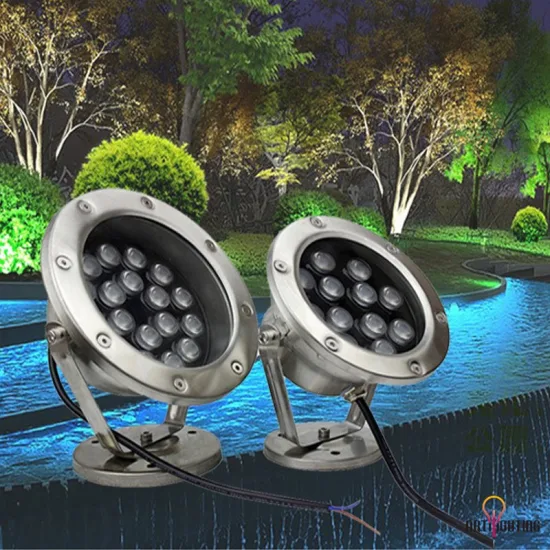 수영장 조명을 위한 야외 분수 램프 RGB IP66 지하 수중 스폿 LED 조명